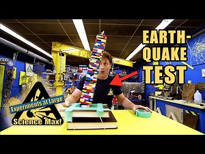 Simulating Earthquakes with a Shaker Table | Home Science Experiments | Science Max - Videos For Kids