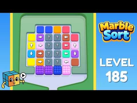 Marble Sort Level 185 Walkthrough Solution