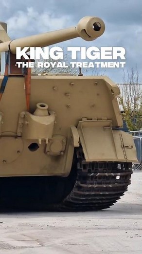 King Tiger gets The Royal Treatment #thetankmuseum #ktv2 #workshop #restoration #mechanic #history