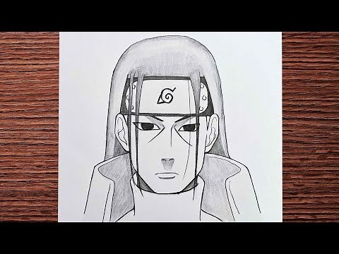 How to draw Hashirama Senju | Easy anime drawing for beginners | Anime drawing step by step