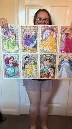 Princess Puzzle pick up! 🧩🧩🧩 #art #disney #jigsawpuzzle #princess