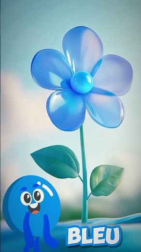 🌊💙 Bleu en Chanson : Apprendre les Couleurs en Musique pour les Enfants #Chanson #Couleur #Bleue