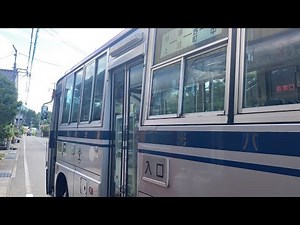 新潟交通観光バス前面展望 車窓 北中・塩野町→村上駅前/ 府屋中町線 北中1409発(村上営業所行)