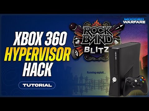 Using Rock Band Blitz to load the New Xbox 360 Hypervisor Hack!