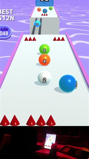 Ball Run 2048 ♾️ INFINITY | High Score Game !!! | Part #362 | EAQ Gaming #games #shortsfeed