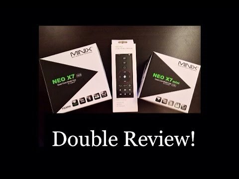 Minix Neo X7 & Minix Neo X7 mini - DOUBLE REVIEW WITH KODI TEST