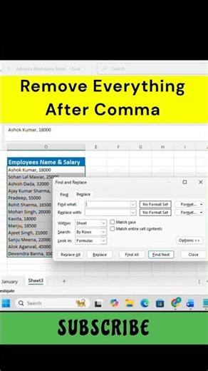 Remove Everything After Comma in Excel Instantly! | One Easy Excel Trick #Shorts #excel