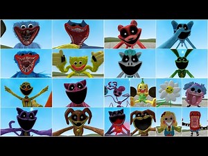 NEW ALL POPPY PLAYTIME CHAPTER 3 2 1 JUMPSCARES in Garry's Mod!