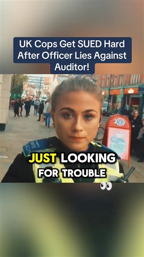 UK Cops Get SUED Hard After Officer Lies Against Auditor!👮‍♂️🇬🇧 #ukpolice #policeuk #knowyourrights #metpolice #fypuk🇬🇧📍
