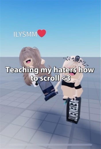 It’s so easy to just scroll instead of hating! 🩷💙