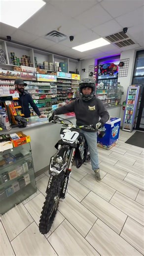 Support your local ⛽️ station! #moto #dirtbike #motorcycle