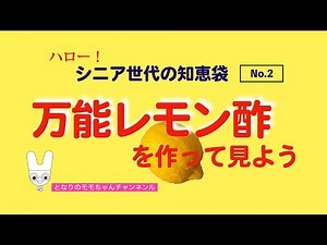 万能レモン酢の作り方