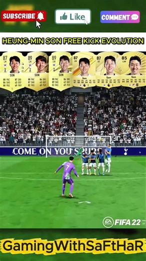 Heung-Min Son Free Kicks Evolution From FIFA 21 To FC 26 #freekickgoals #sonheungmin #son #eafc26