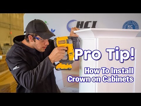 The Best Way To Install Crown Molding On Cabinetry