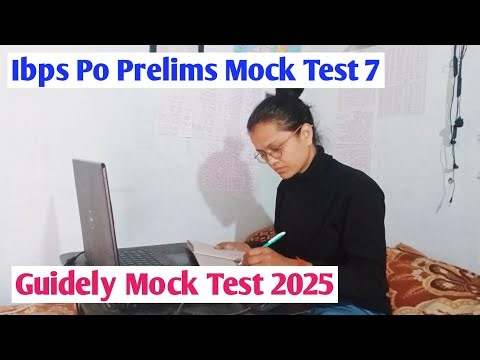 IBPS PO Prelims Full Mock Test 7 Guidely | Target Bank Exam | #ibpspo #ibps #bank