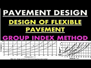 DESIGN OF FLEXIBLE PAVEMENT ( group index method) simplest method ever \n#Transportation engineering