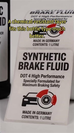 Why can’t brake-fluid labels be judged by print look alone?#brakefluidlabel #industriallabels
