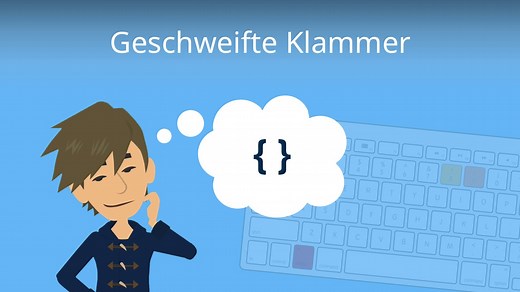 Geschweifte Klammer • Einfügen bei Windows und Mac