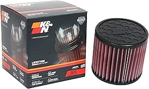 K&N High-Flow Original Lifetime Engine Air Filter: High Performance, Premium, Washable, Replacement Filter: Compatible with 2021 Ford Bronco, E-0634