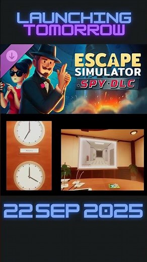 Launching Tomorrow: Escape Simulator: Spy DLC