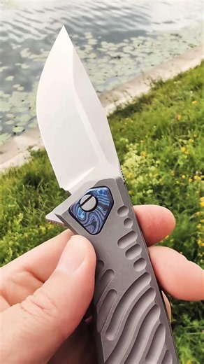 CKF Ummu Dalawa M398 Titanium Timascus knife #CKFknives #konyginknives #rusbladecom