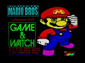 Mario Bros G&W for ZX Spectrum by Menyiques