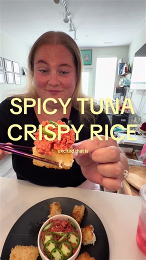 Spicy Tuna Crispy Rice Recipe — Easy Saturday Night Sushi