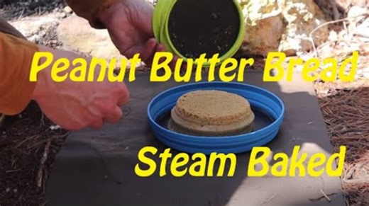 So Easy! Peanut Butter Bread Baked with Steam Outdoors