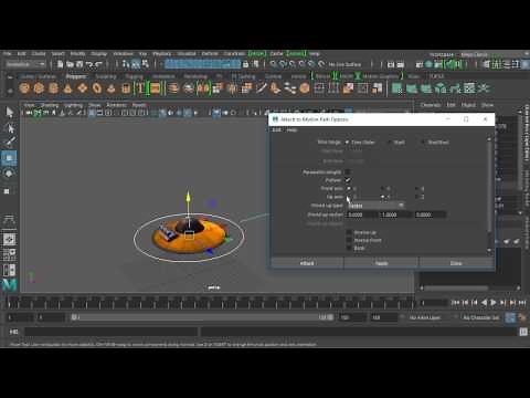 Animating an Object Along a Path in Maya - Basics of Animation