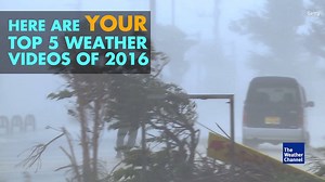 Violent tornadoes, hurricane-force winds, roads being washed away, and stunning natural views -- here are the top videos that captured your attention this year. | The Weather Channel