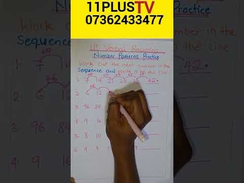 Number Patterns Practice