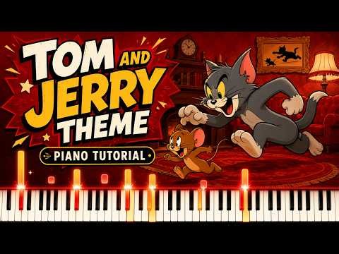 Tom and Jerry Theme | Piano Tutorial Synthesia