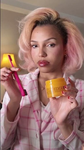 Pink hair tutorial #hairstyle