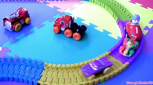 Cars Hydro-Wheels Tractor Tipping, Mack Truck Disney Planes Pocoyo Swiggle Traks Coche de Carreras | Fun Toyz Collector