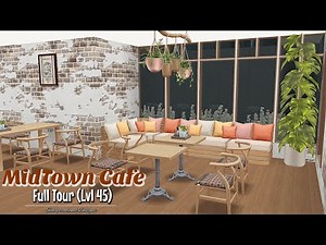 MIDTOWN CAFE LEVEL 45 | The Sims Freeplay | Complete Tour | Floor Plans | Simspirational Designs