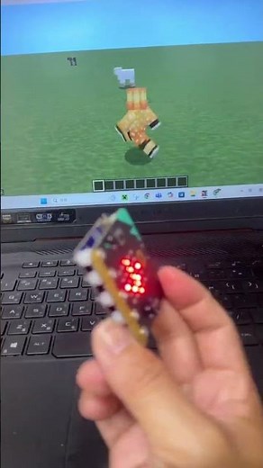 Use Microbit to control Minecraft | 用microbit控制麥塊 #minecraft #microbit #bluetooth #程式設計