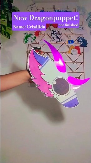 New Dragonpuppet #realisticdrawing #newdragonpuppet #dragonpuppets #cute #paperdragon #fyp