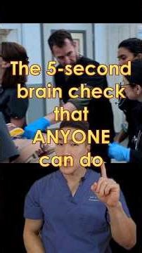 AVPU: The quickest way to check someone's neurologic status 🧠 #medical #doctor #nurse #thepitt #tv