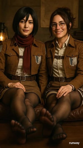 Scouting the Titan world in style #AttackOnTitan #Mikasa #HangeZoe #AOTcosplay #SurveyCorps #animecosplay #realisticcosplay #animeirl #fyp #viralcosplay #cosplayduo #tiktoktrend #aestheticcosplay #otakuvibes #animefans