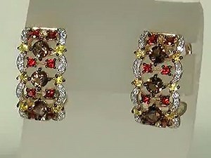 65 reactions · 4 comments | Gold earrings with diamonds and...