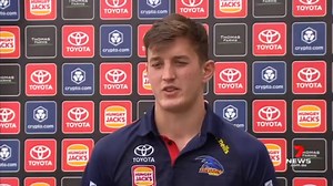 5.6K views · 56 reactions | After a breakout game in Showdown 51, Lachlan Gollant has revealed the secret behind his recent rise. The four-goal hero has stacked on a whopping 15kg since he arrived at West Lakes, thanks to a meal plan most people couldn't stomach. 7NEWS Adelaide at 6pm | www.7NEWS.com.au #7NEWS | 7NEWS Adelaide | Facebook