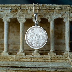 Hercules and Deianira Pendant Greek Mythology Necklace, Heroic Love Tale Gift for Him & Her - Etsy