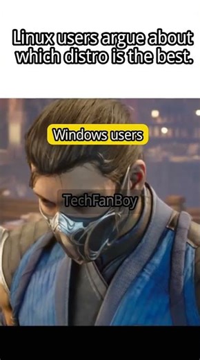 When Linux users try to drag windows user to argument #memes #distrotube #linux