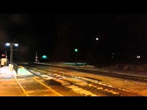 BNSF Funeral Train through La Plata, MO