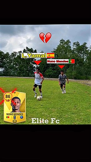 YAMAL VS NUNO MENDES | 💔😂 #fifamobile #aryanfifamobile #fcmobile #eafc25 #shorts