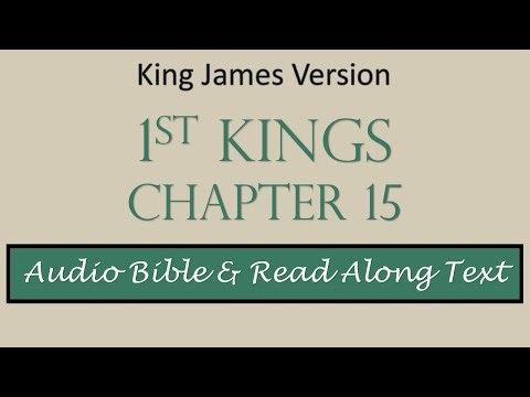 1st Kings 15 | KJV DRAMATIZED AUDIO BIBLE WITH TEXT
