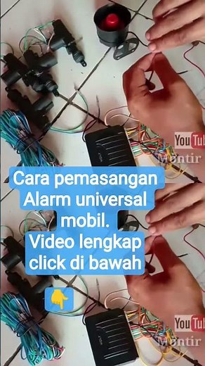 How to install a universal car alarm