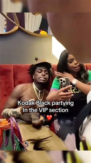 Kodak Black partying in VIP section 🎉❤️ #kodakblack #kodak