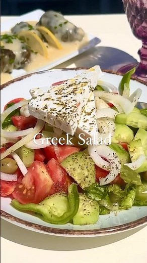 GREEK SALAD (Authentic) #greeksalad
