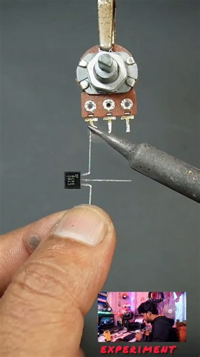 ヽ・ T.T JUBARAJ on Instagram: "How to make an led brightness control circuit #electronic #experiment"